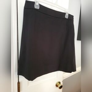 White House Black Market Black Lined Straight Skirt Size 14 BNWT